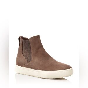 VINCE Newlyn Suede High Top Sneaker in Chocolate Brown Size 6.5.